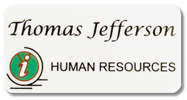 Human Resources Name Tag