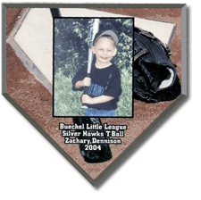 Small Home Plate Plaque