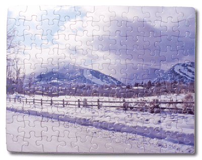 medium Puzzle - 7.5" x 9.5" - 130 pieces