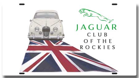 Jaguar Club of theRockies License Plate